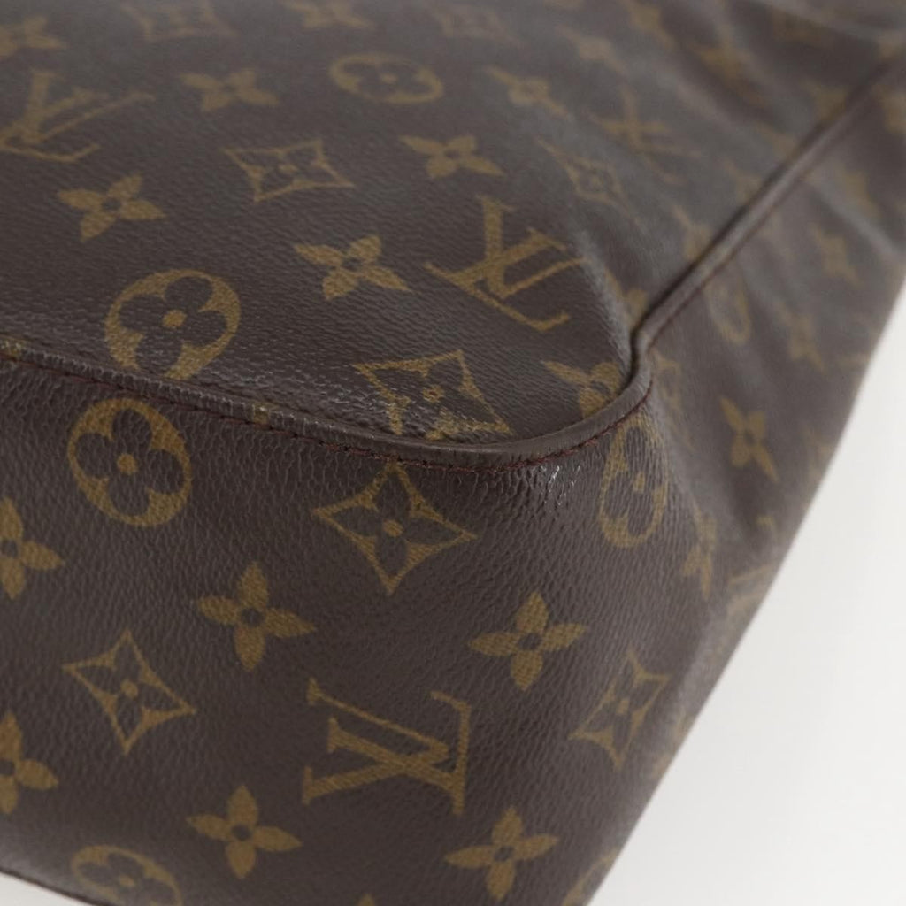 Louis Vuitton Monogram Looping Handbag Monogram Canvas Brown Canvas Shoulder Bag Bag (Pre-Owned)
