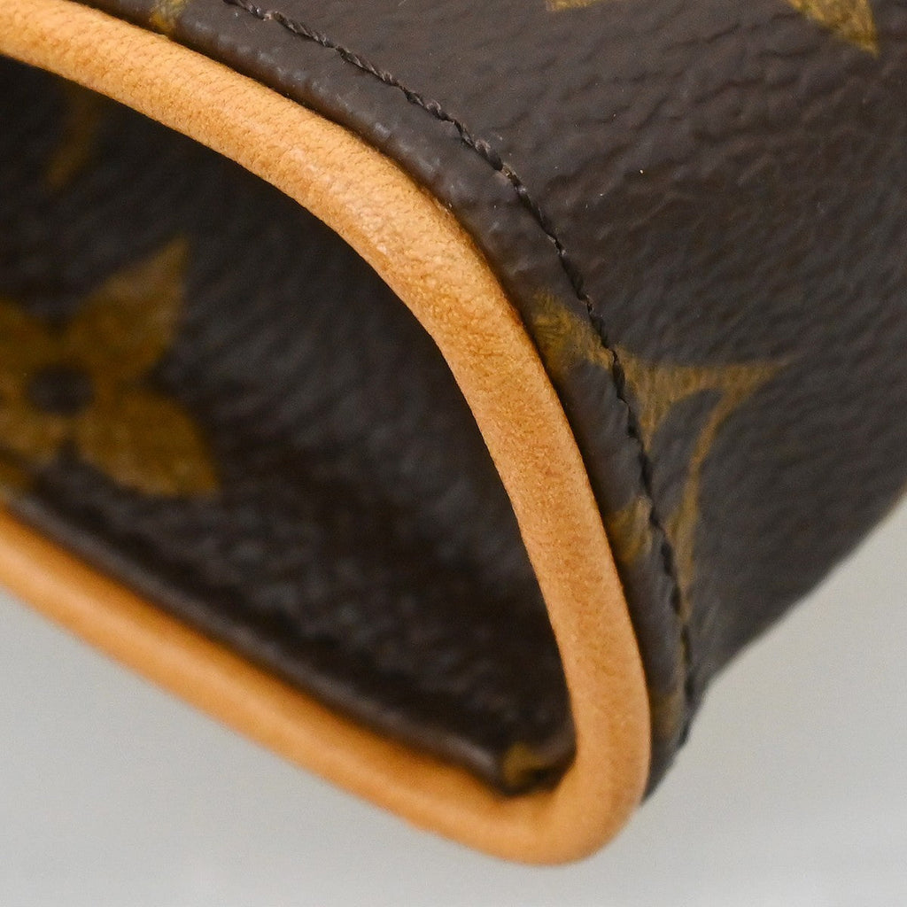 Louis Vuitton Florentine Pochette Monogram Canvas Brown Canvas Clutche & Pouche Bag (Pre-Owned)