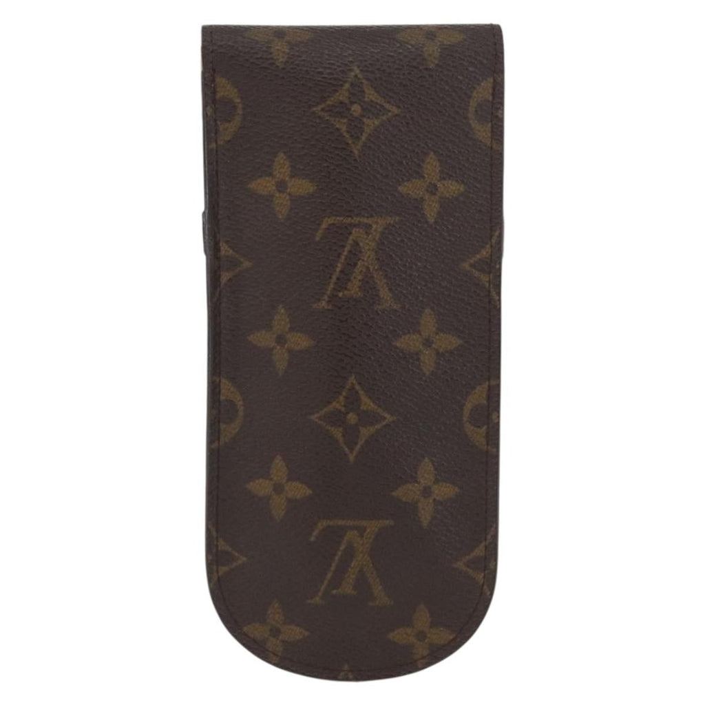 Louis Vuitton Etui À Lunette Canvas Brown Canvas Wallets Accessory (Pre-Owned)