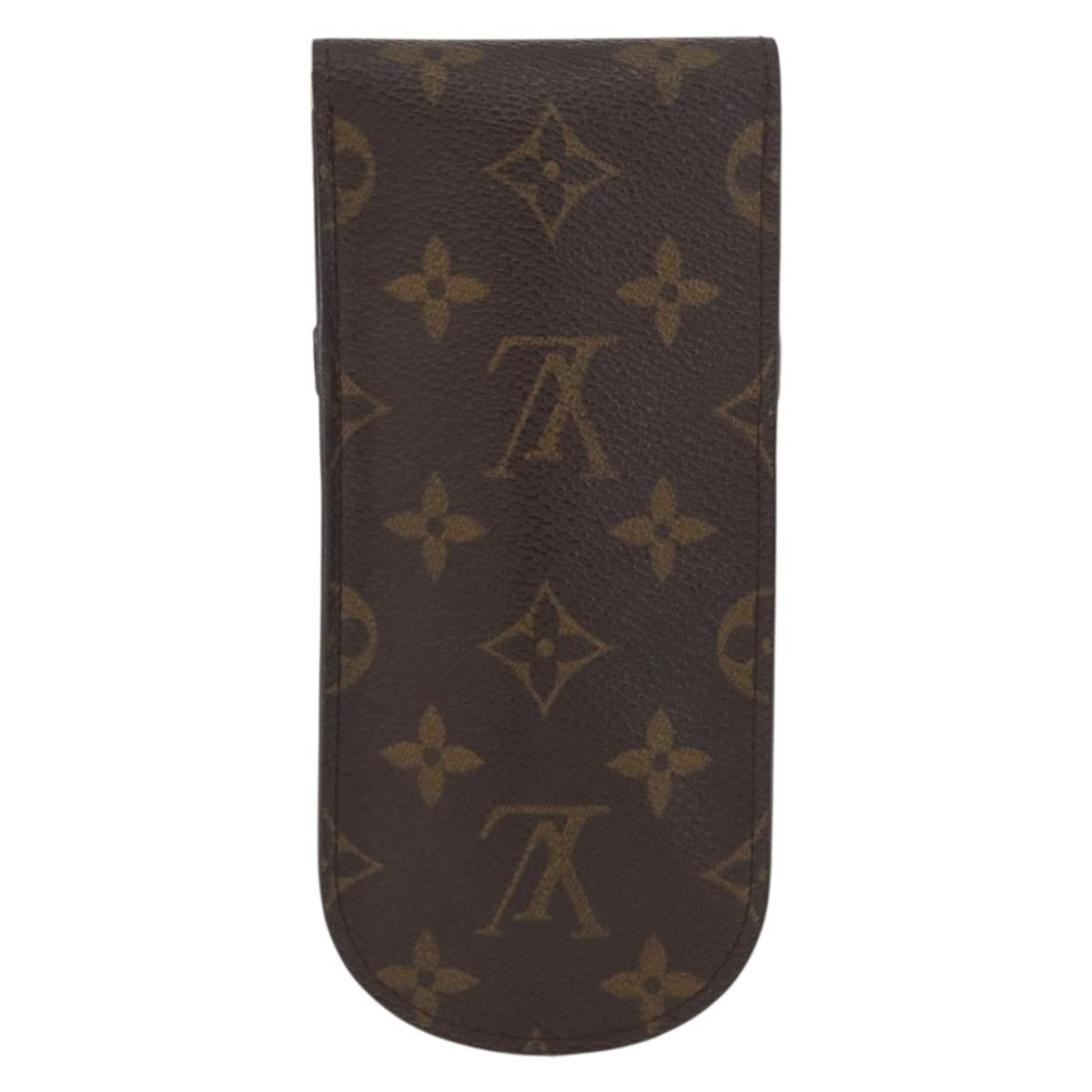Louis Vuitton Etui À Lunette Canvas Brown Canvas Wallets Accessory (Pre-Owned)