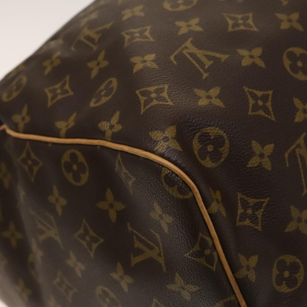 Louis Vuitton Keepall Bag Monogram Canvas Brown Canvas Bag (Pre-Owned)