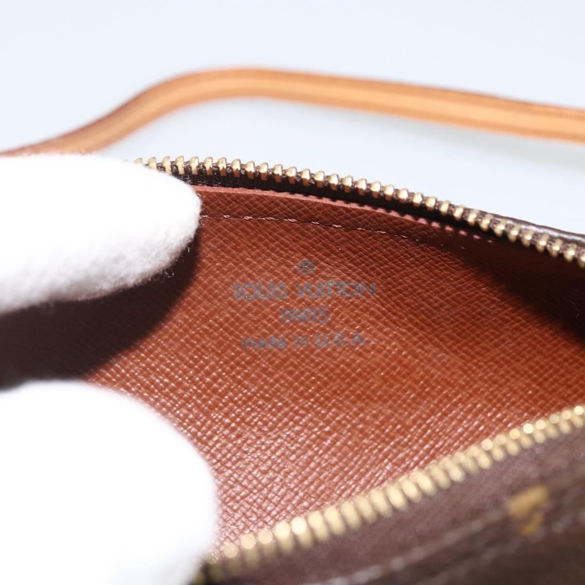 Louis Vuitton Papillon Pochette Monogram Canvas Brown Canvas Clutche & Pouche Bag (Pre-Owned)