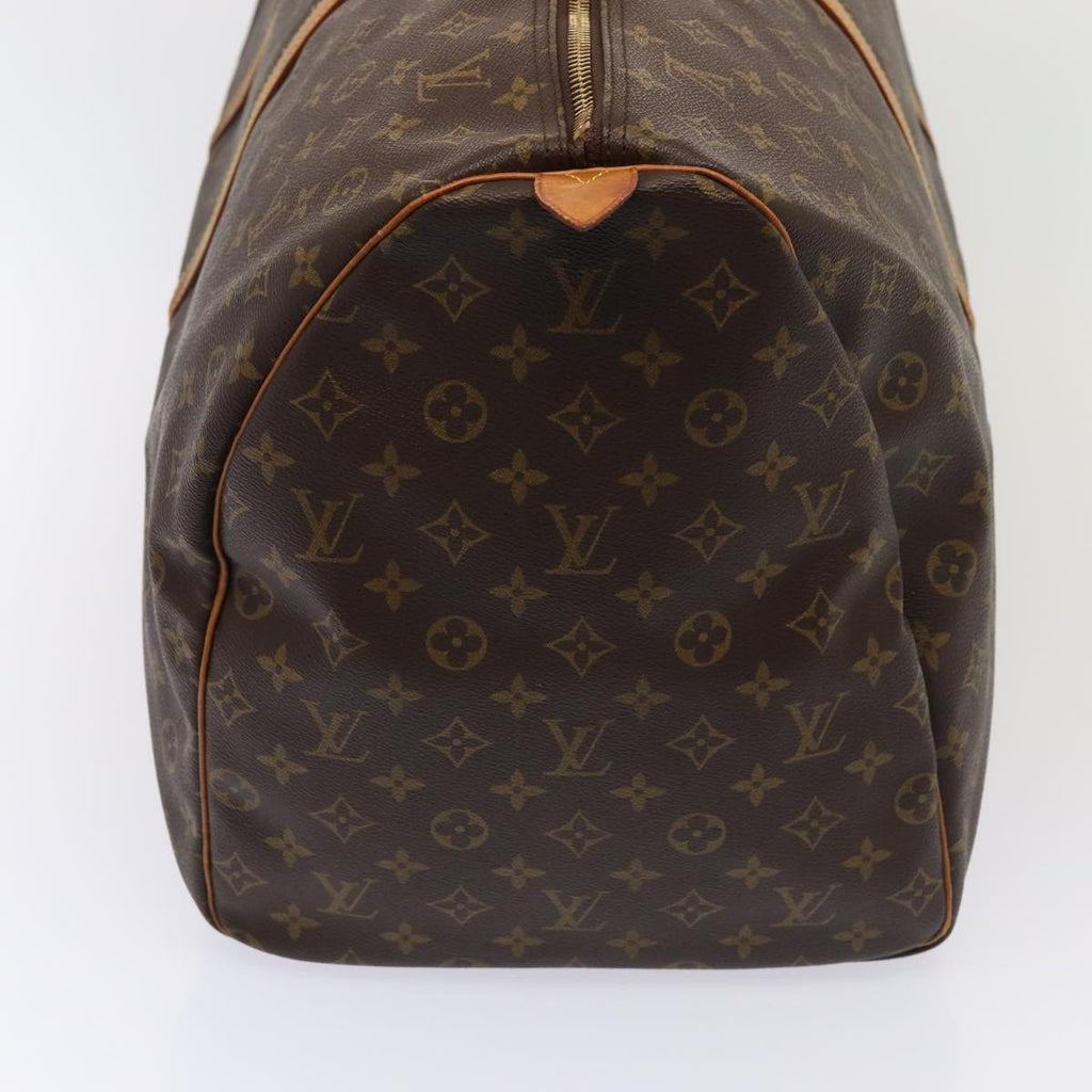 Louis Vuitton Keepall Bag Monogram Canvas Brown Canvas Travel Bag Bag (Pre-Owned)