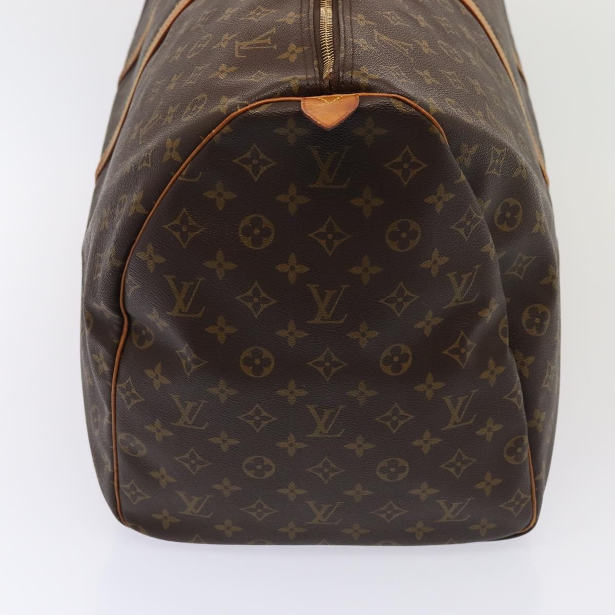 Louis Vuitton Keepall Bag Monogram Canvas Brown Canvas Travel Bag Bag (Pre-Owned)