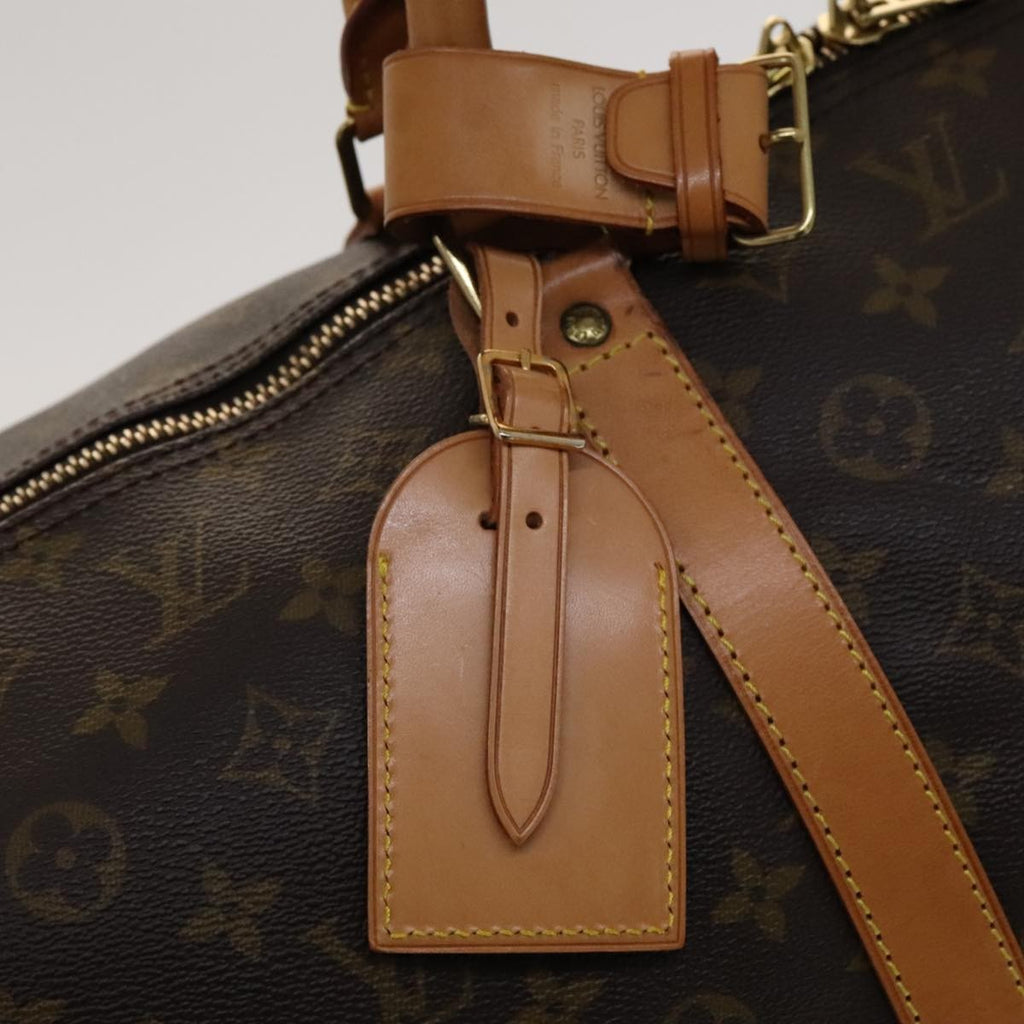 Louis Vuitton Keepall Bag Monogram Canvas Brown Canvas Travel Bag Bag (Pre-Owned)