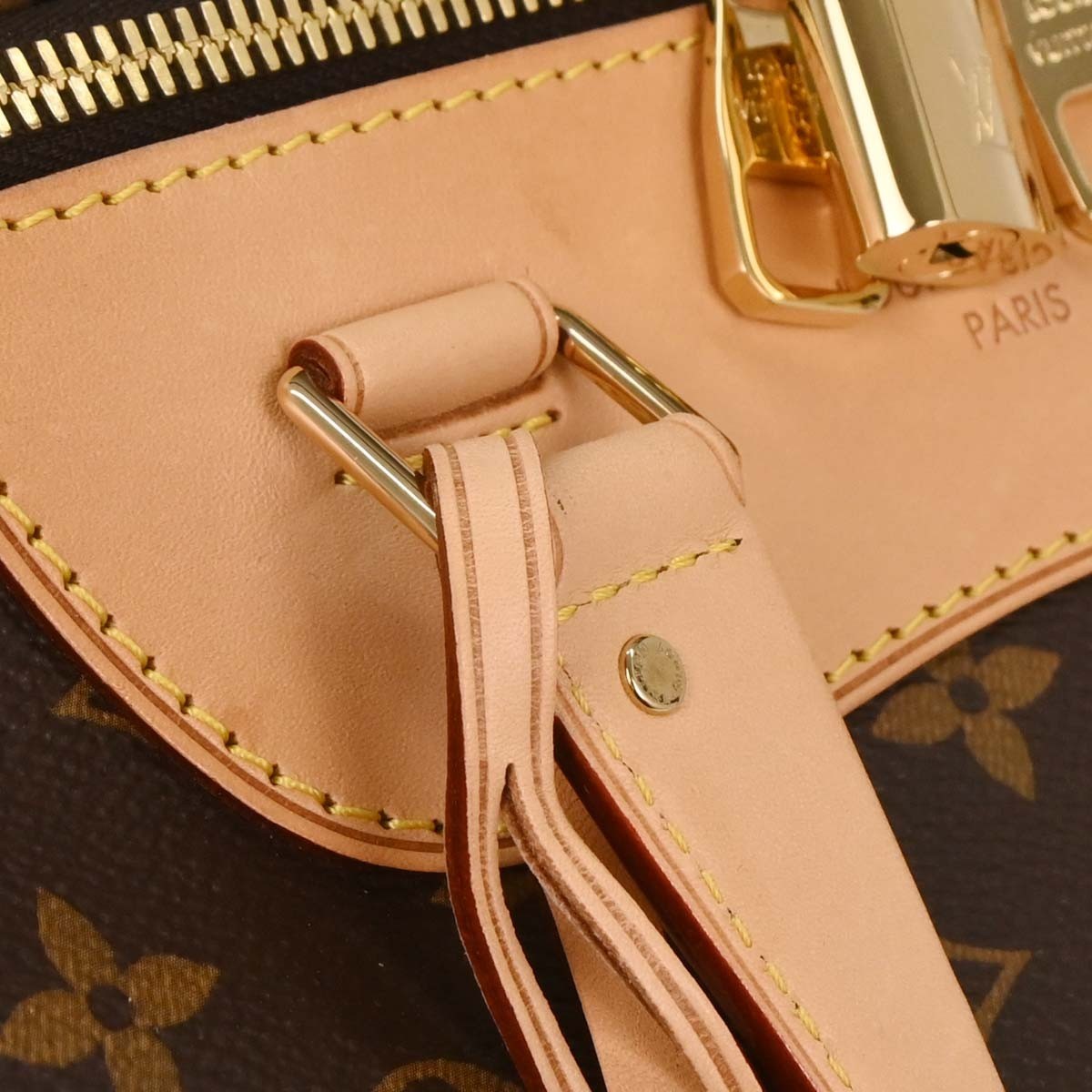 Louis Vuitton Retiro Handbag Monogram Canvas Brown Canvas Handbag (Pre-Owned)
