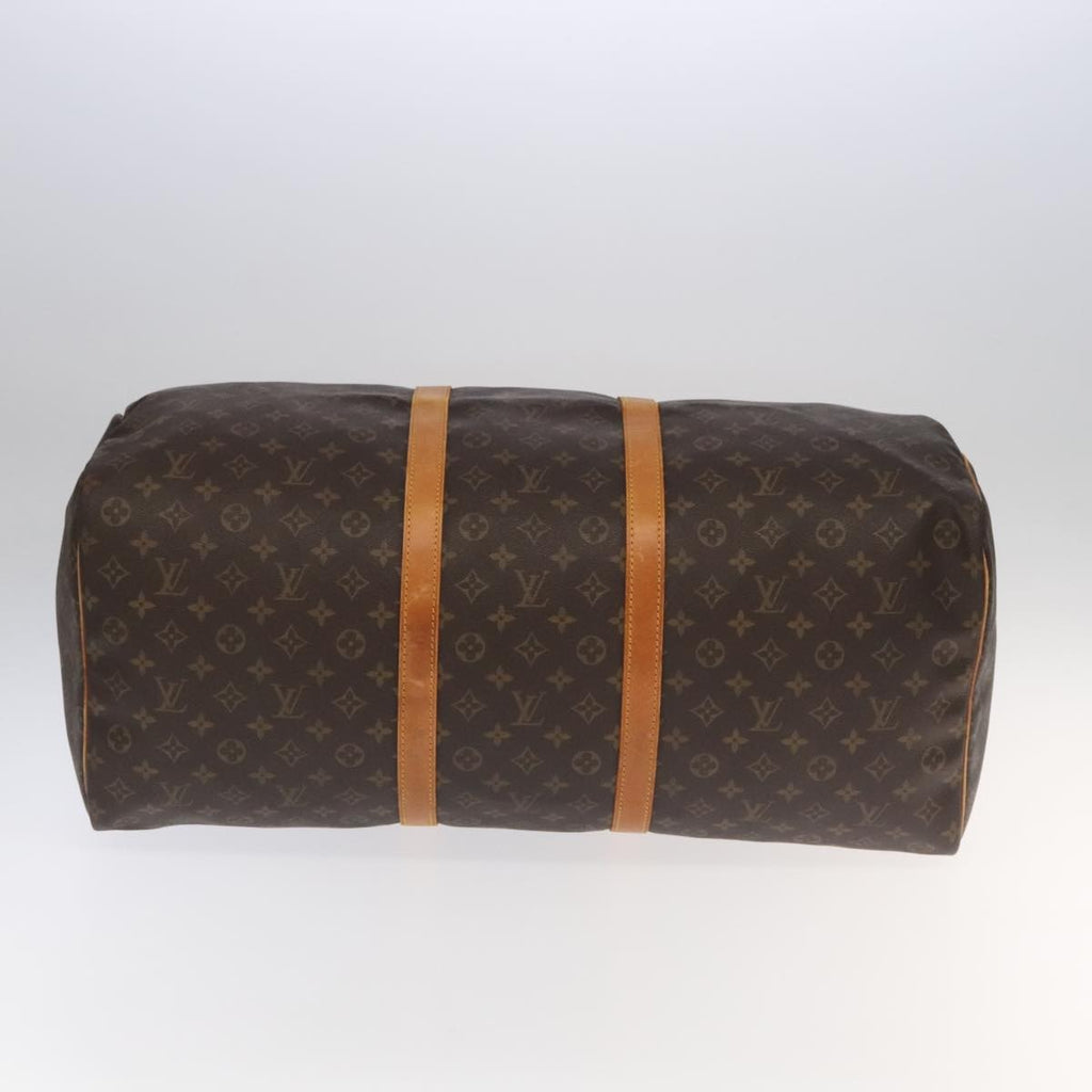 Louis Vuitton Keepall Bag Monogram Canvas Brown Canvas Travel Bag Bag (Pre-Owned)