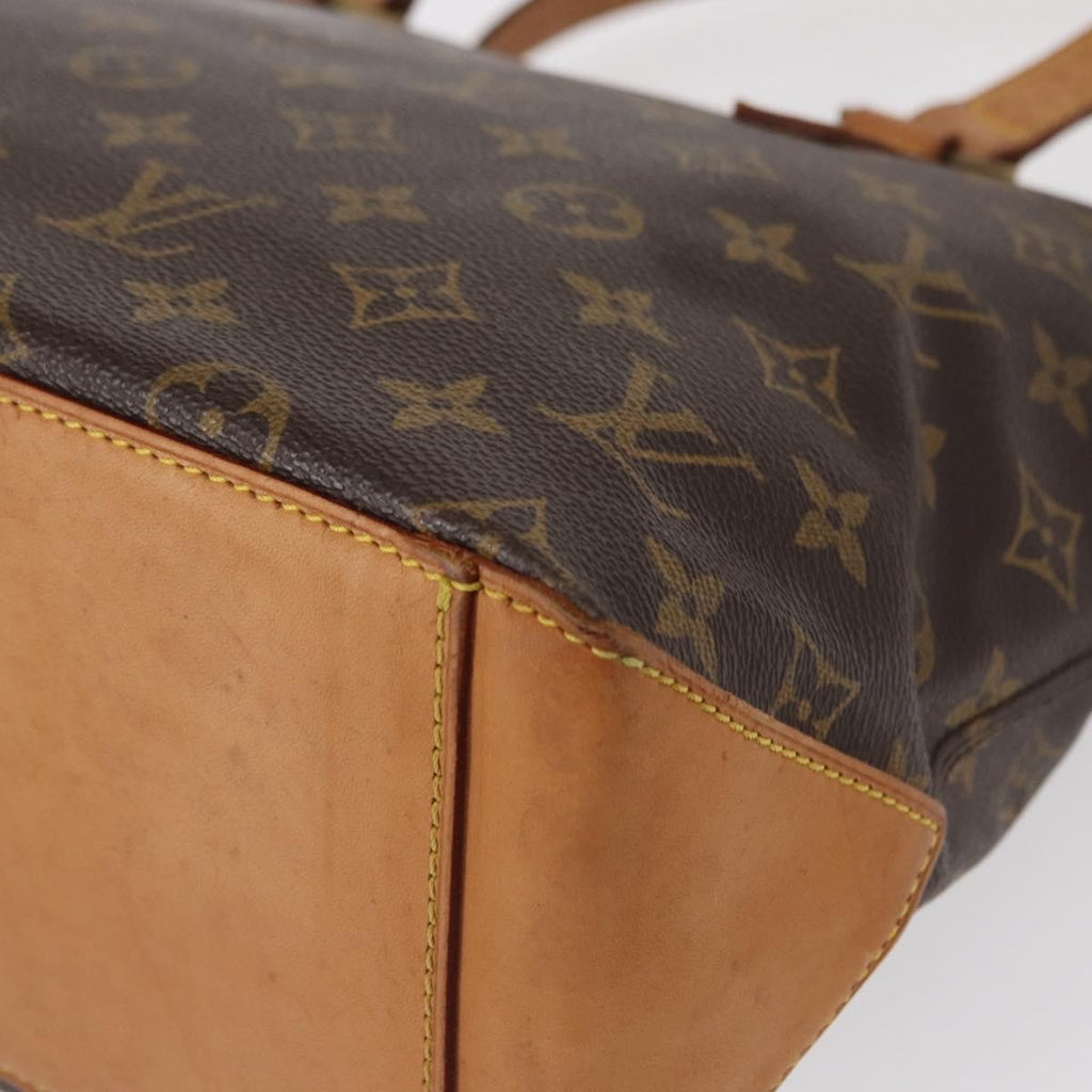Louis Vuitton Cabas Mezzo Monogram Canvas Brown Canvas Tote Bag Bag (Pre-Owned)