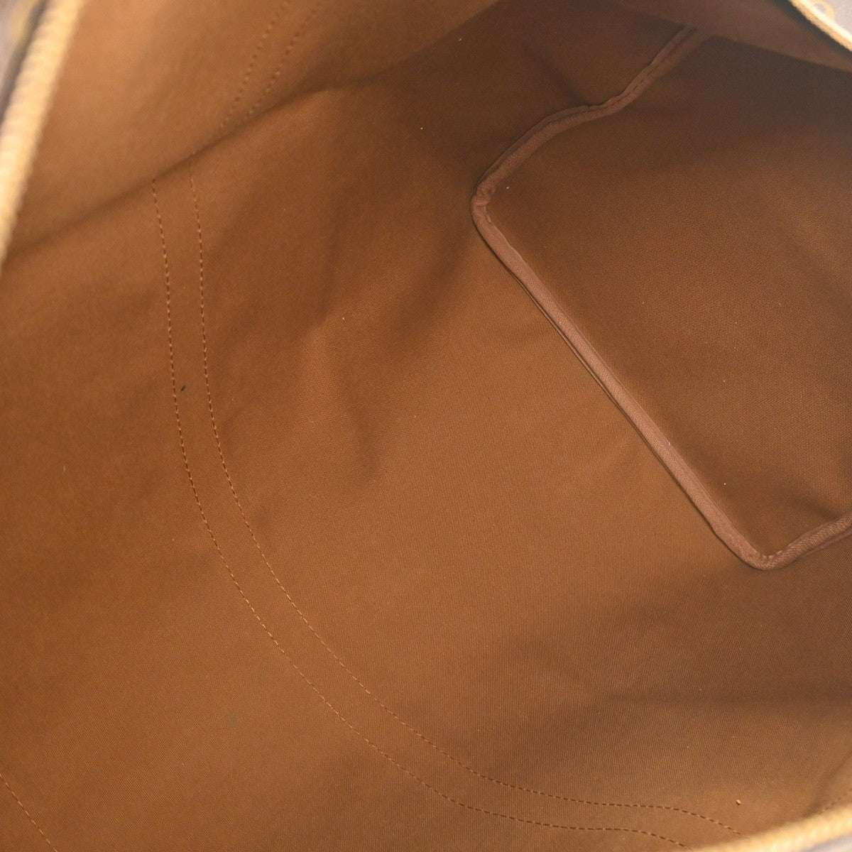 Louis Vuitton Keepall Bag Monogram Canvas Brown Canvas Travel Bag Bag (Pre-Owned)