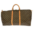 Louis Vuitton Keepall Bag Monogram Canvas Brown Canvas Travel Bag Bag (Pre-Owned)