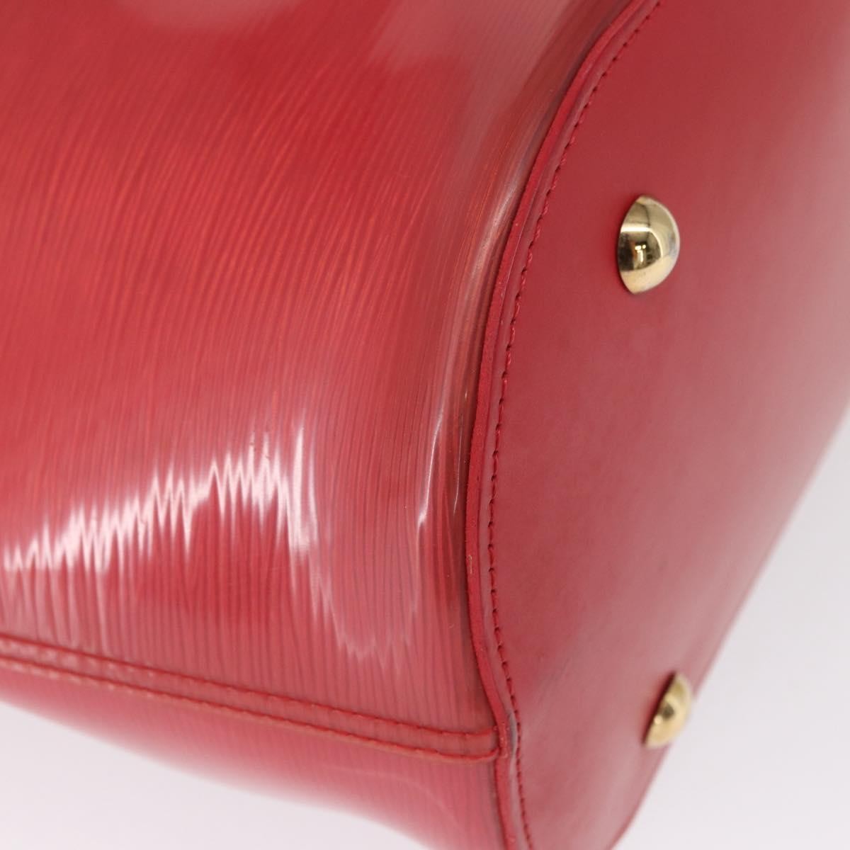 Louis Vuitton Plage Lagoon Bay Handbag Vinyl Epi Leather Red Plastic Tote Bag Bag (Pre-Owned)