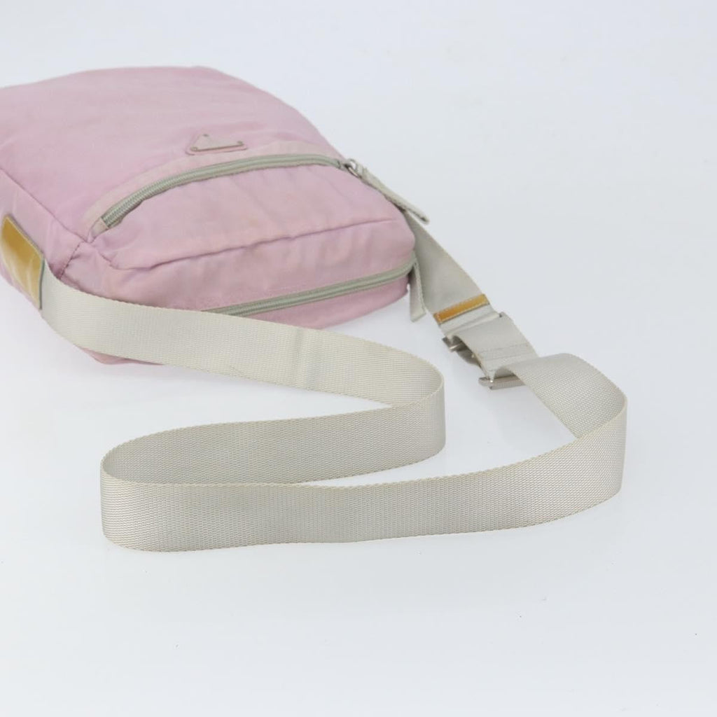 Prada Vintage Shoulder Bag Tessuto Pink Nylon Shoulder Bag Bag (Pre-Owned)
