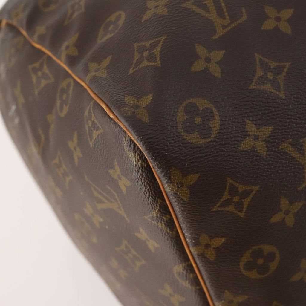 Louis Vuitton Keepall Bag Monogram Canvas Brown Canvas Travel Bag Bag (Pre-Owned)