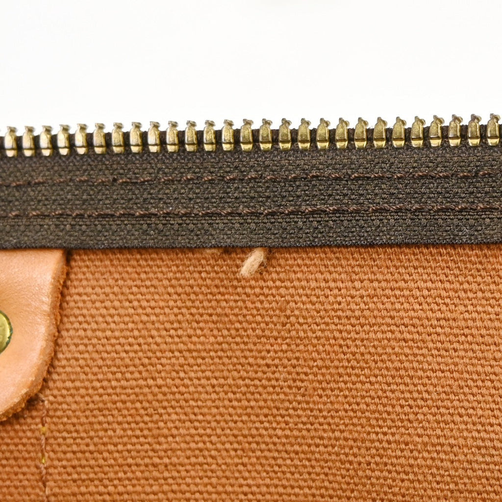 Louis Vuitton Keepall Bag Monogram Canvas Brown Canvas Travel Bag Bag (Pre-Owned)