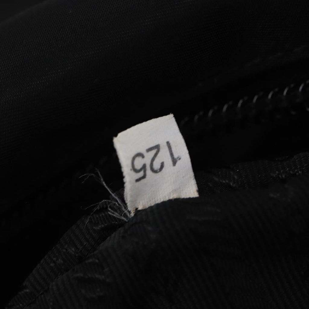 Prada Vintage Boston Bag Nylon Black Nylon Travel Bag Bag (Pre-Owned)