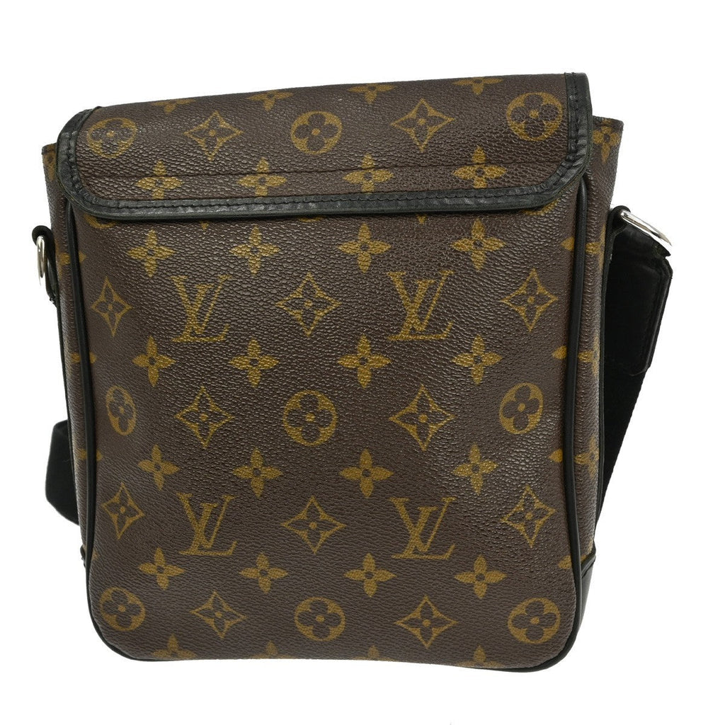 Louis Vuitton Bass Messenger Bag Macassar Monogram Canvas Brown Canvas Shoulder Bag Bag (Pre-Owned)