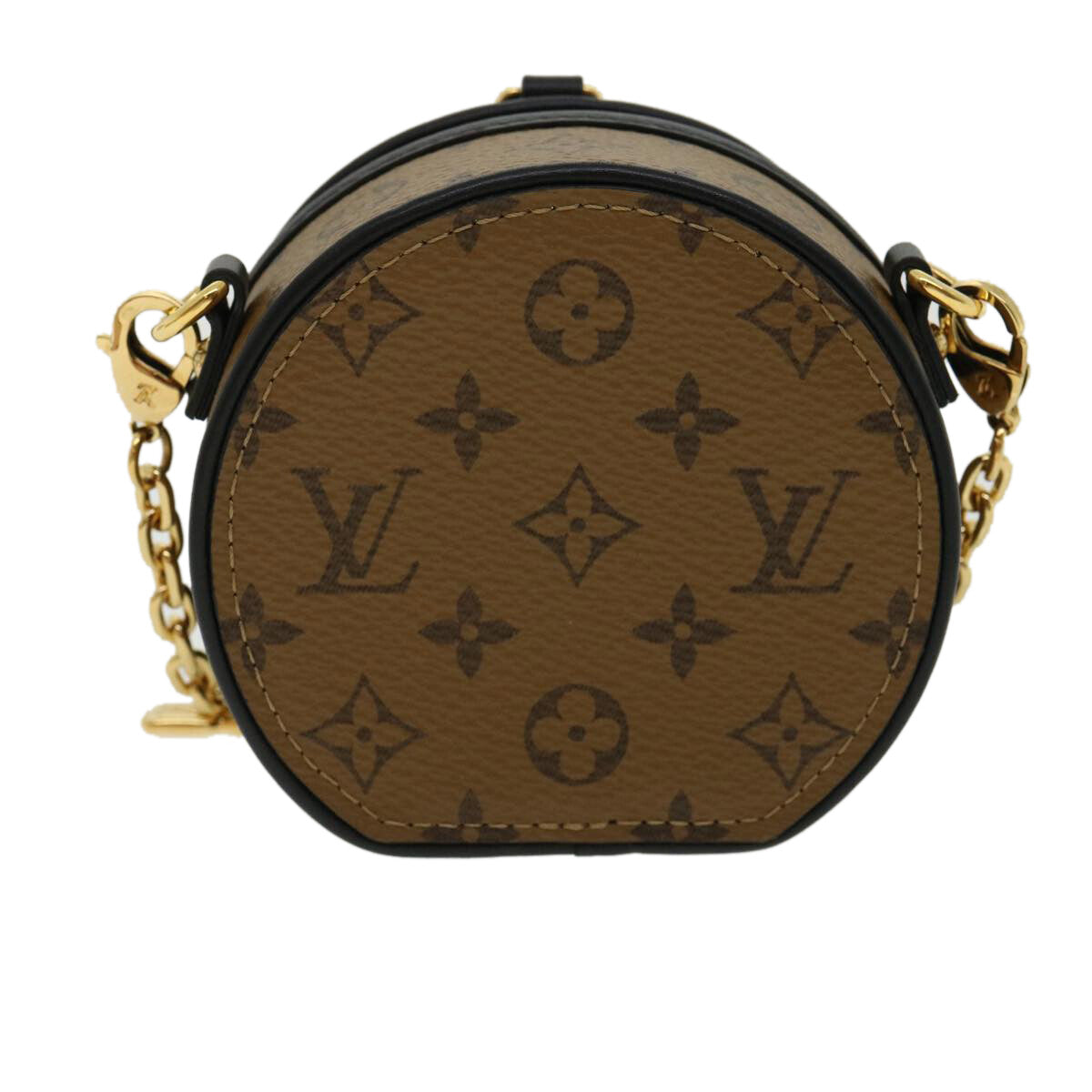Louis Vuitton Boite Chapeau Souple Bag Reverse Monogram Giant Brown Canvas Bag (Pre-Owned)