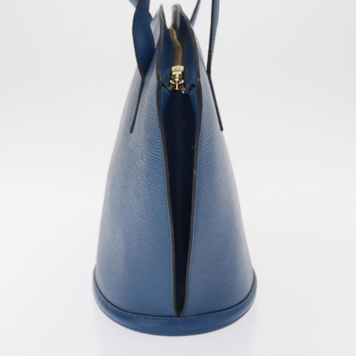 Louis Vuitton Saint Jacques Handbag Epi Leather Blue Leather Shoulder Bag Bag (Pre-Owned)