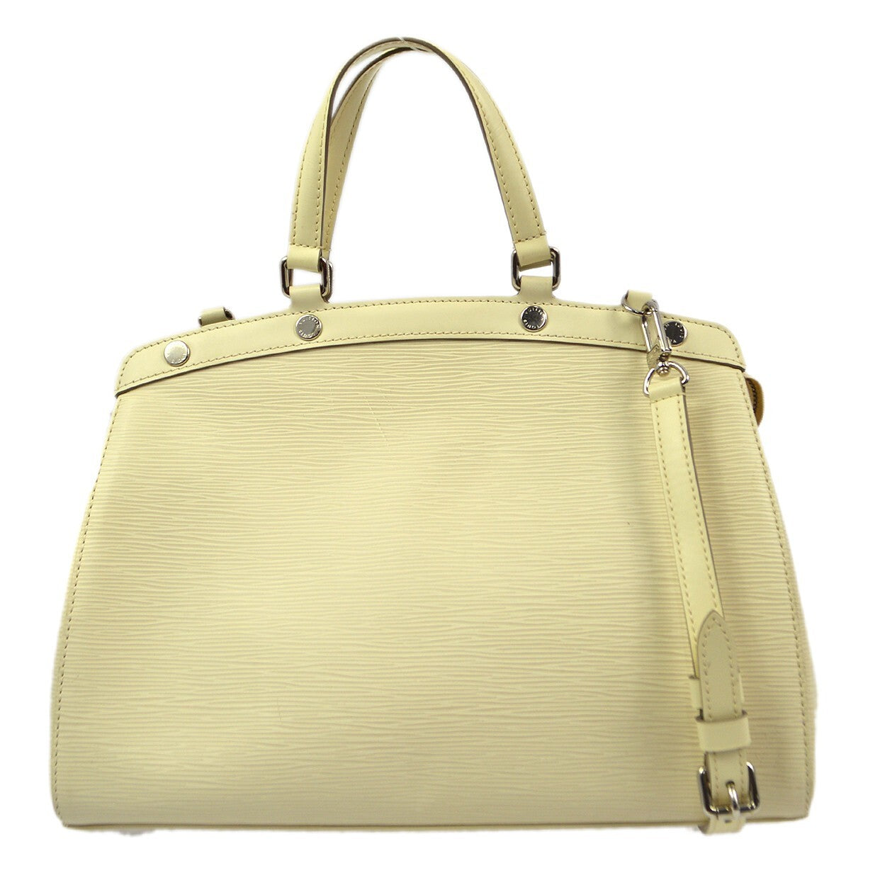 Louis Vuitton Brea Handbag Epi Leather Beige Leather Handbag (Pre-Owned)