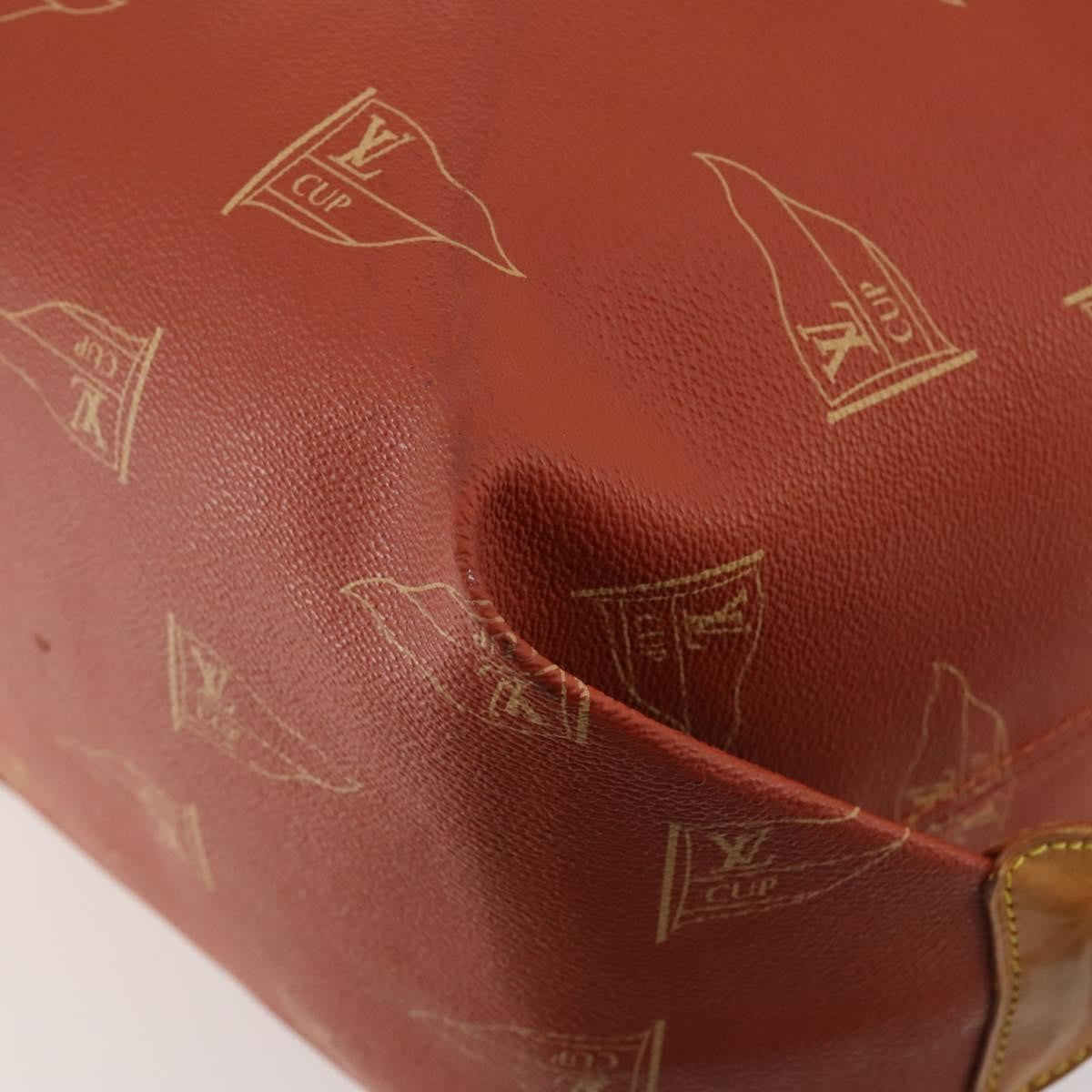 Louis Vuitton Cup Garment Cover Coated Canvas Red Pvc Travel Bag Bag (Pre-Owned)