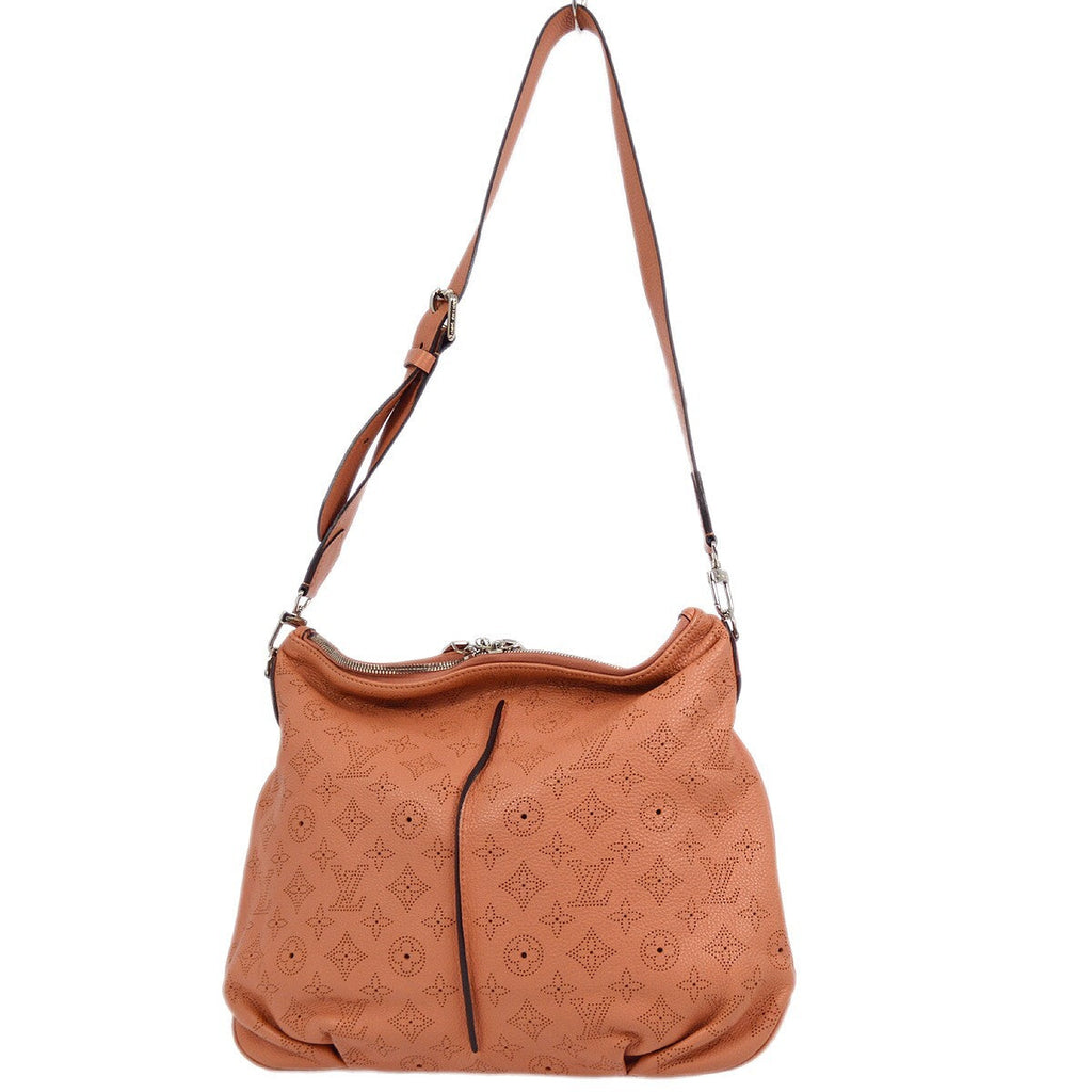 Louis Vuitton Selene Handbag Mahina Leather Pink Leather Shoulder Bag Bag (Pre-Owned)