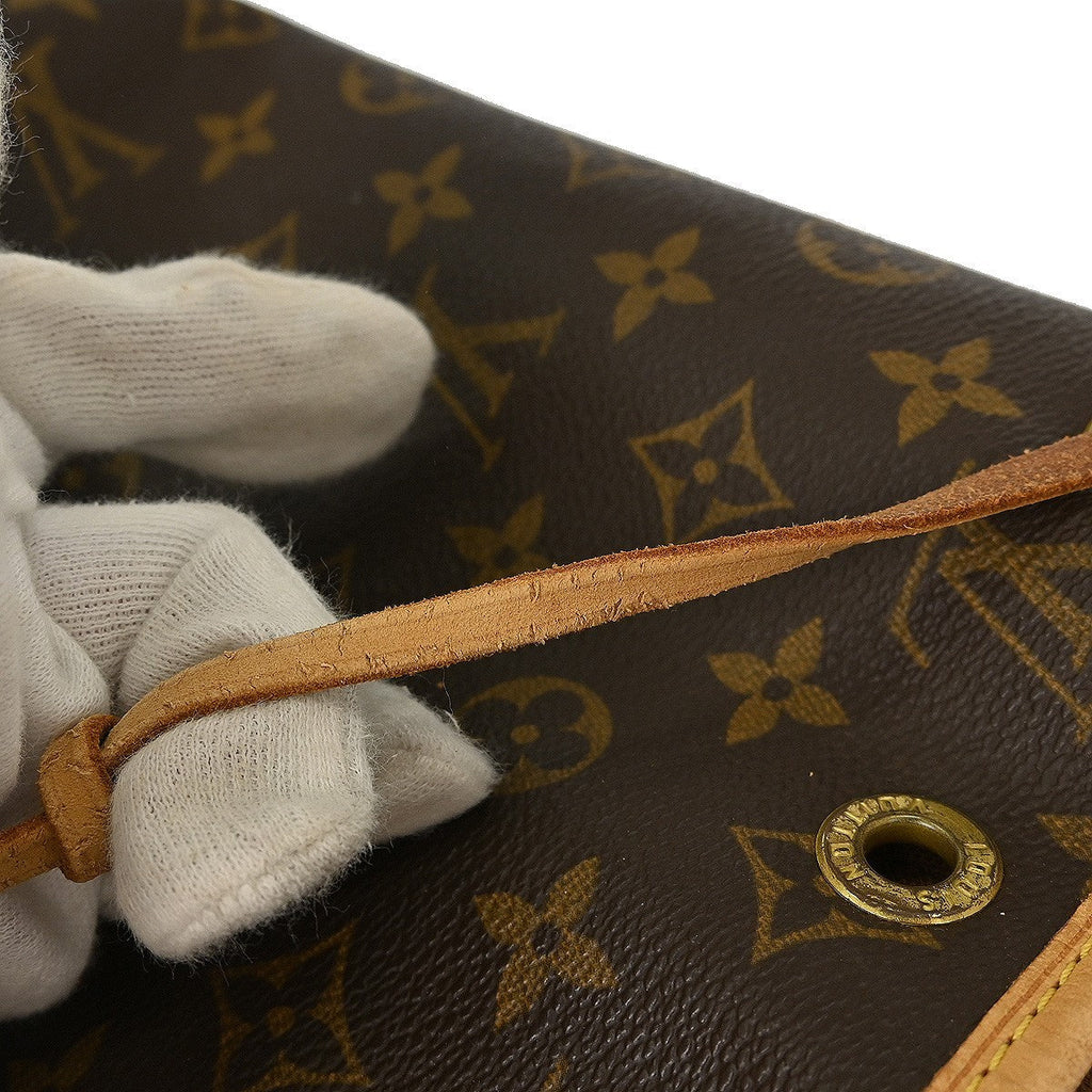 Louis Vuitton Vintage Montsouris Backpack Monogram Canvas Brown Canvas Backpack Bag (Pre-Owned)