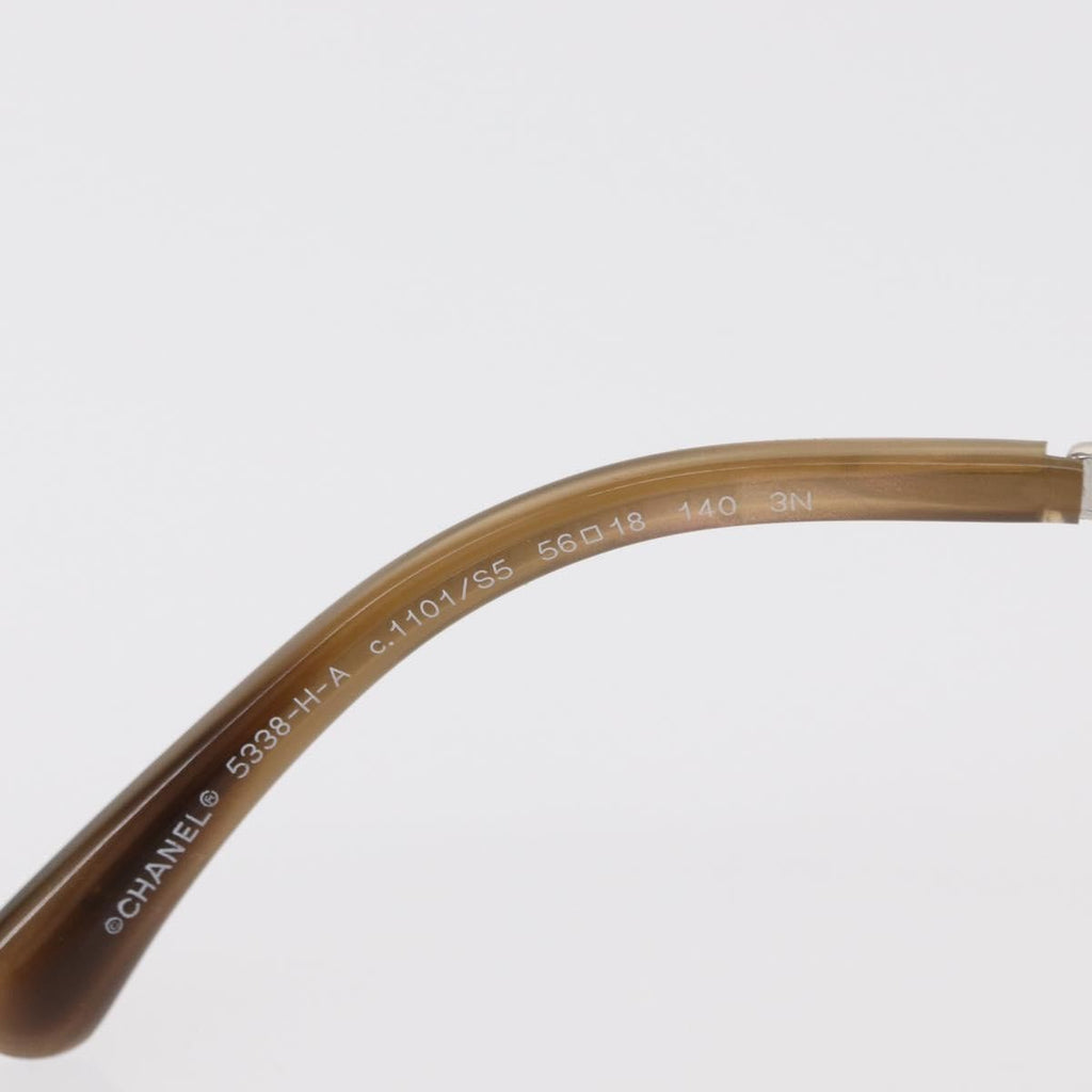 Chanel Logo Cc Sunglasses Plastic Brown Plastic Sunglasse Accessory (Pre-Owned)