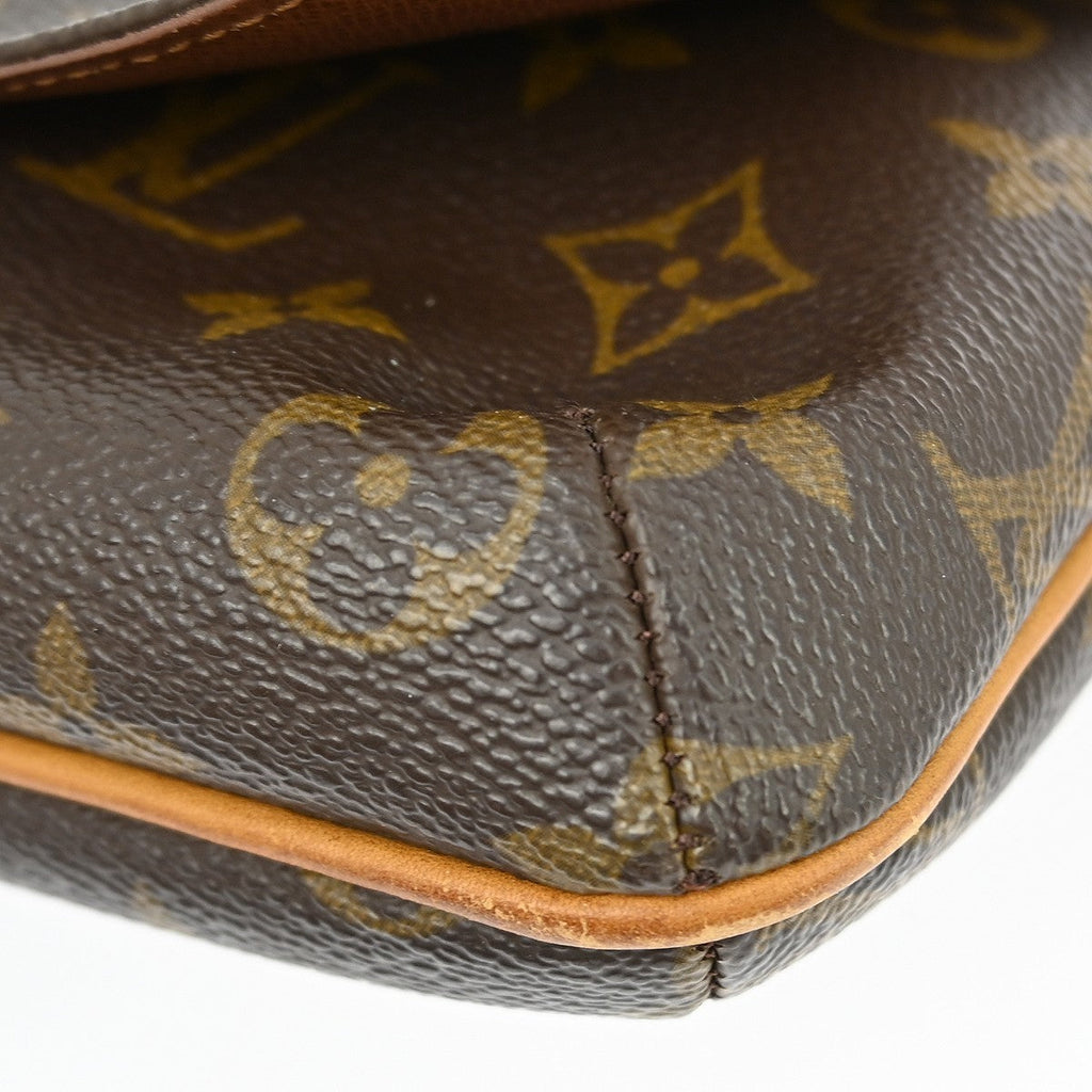 Louis Vuitton Musette Salsa Handbag Monogram Canvas Brown Canvas Shoulder Bag Bag (Pre-Owned)