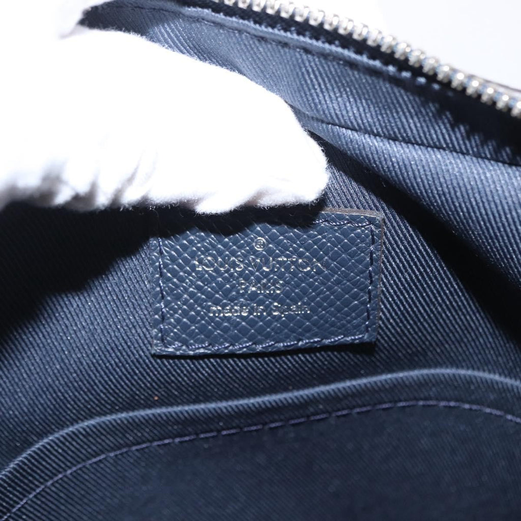 Louis Vuitton Alex Messenger Bag Taiga Leather Navy Leather Shoulder Bag Bag (Pre-Owned)