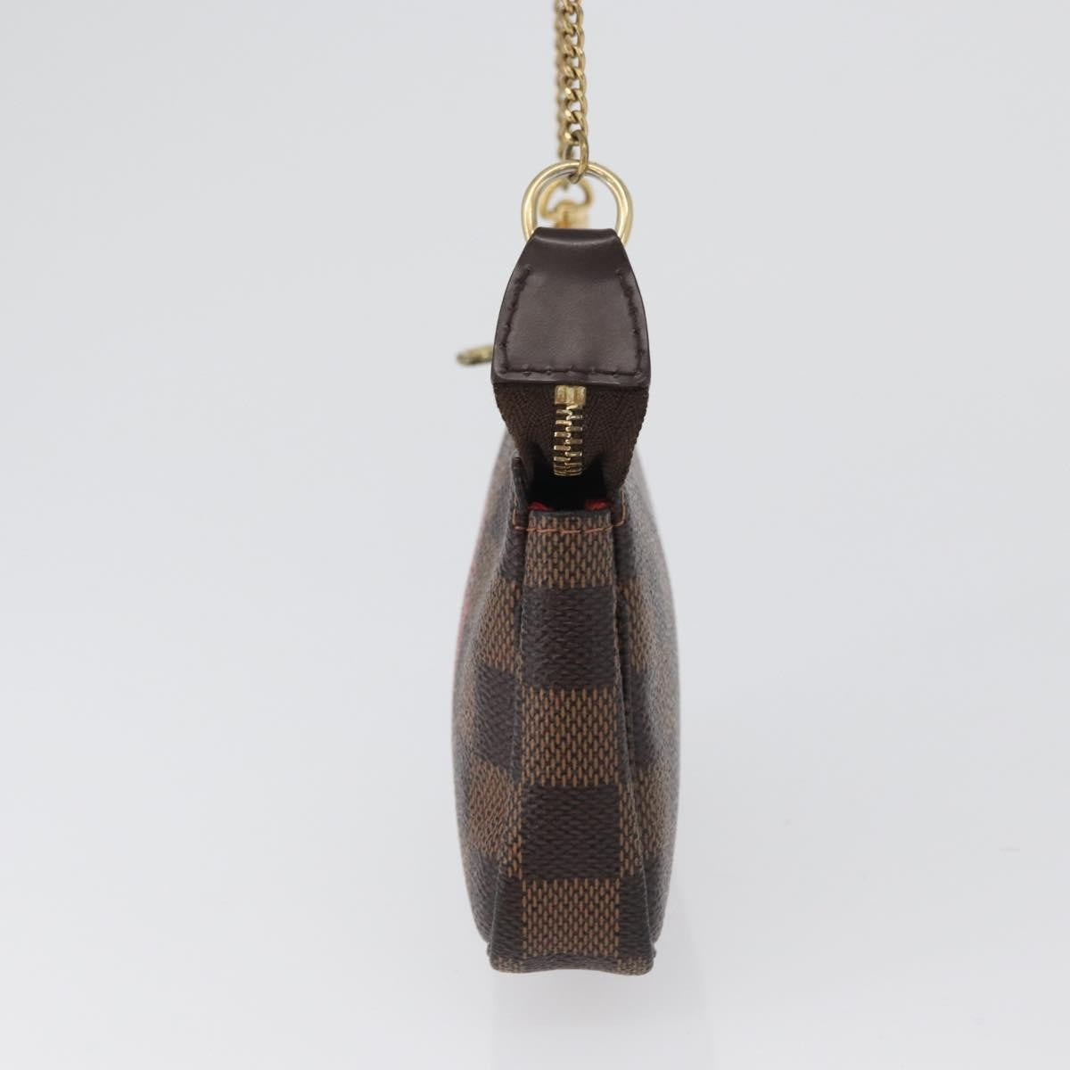 Louis Vuitton Pochette Accessoires Limited Edition Damier Brown Canvas Clutche & Pouche Bag (Pre-Owned)