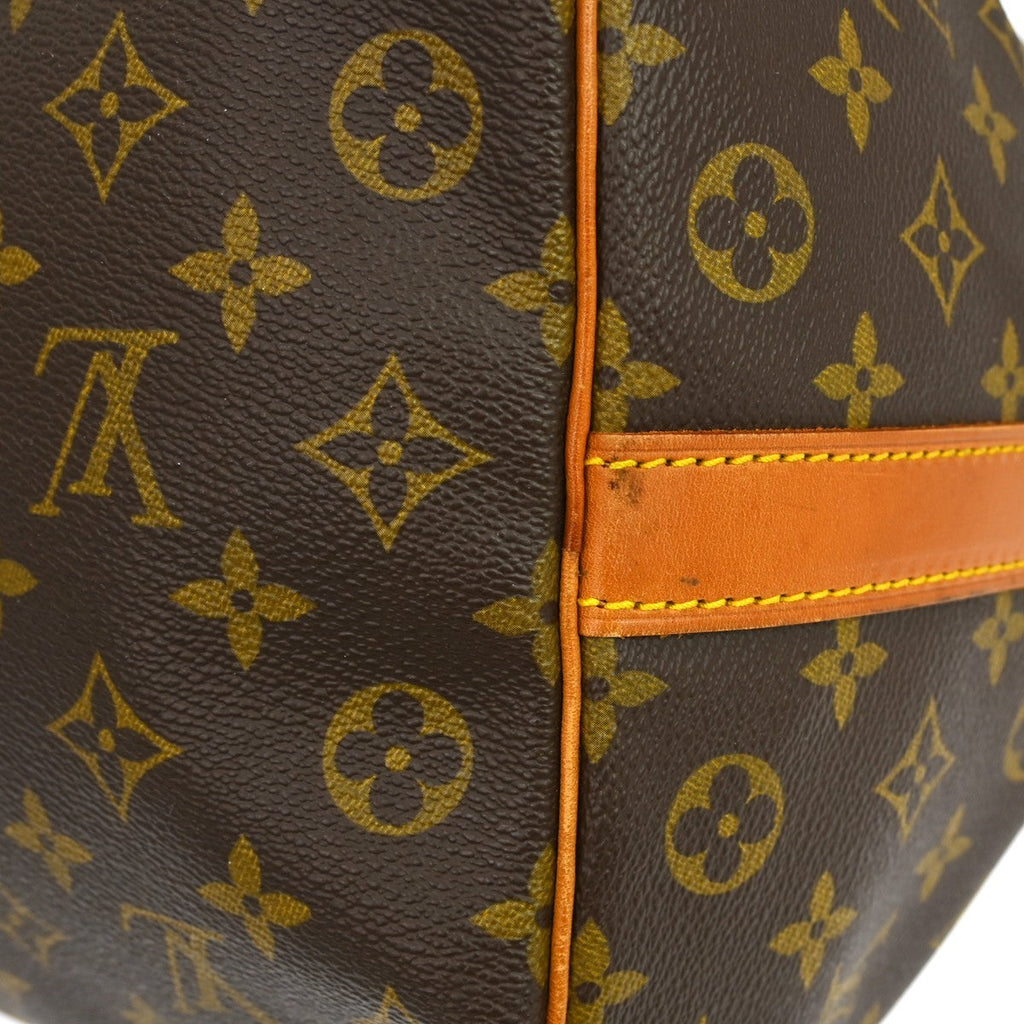 Louis Vuitton Keepall Bandouliere Bag Monogram Canvas Brown Canvas Travel Bag Bag (Pre-Owned)