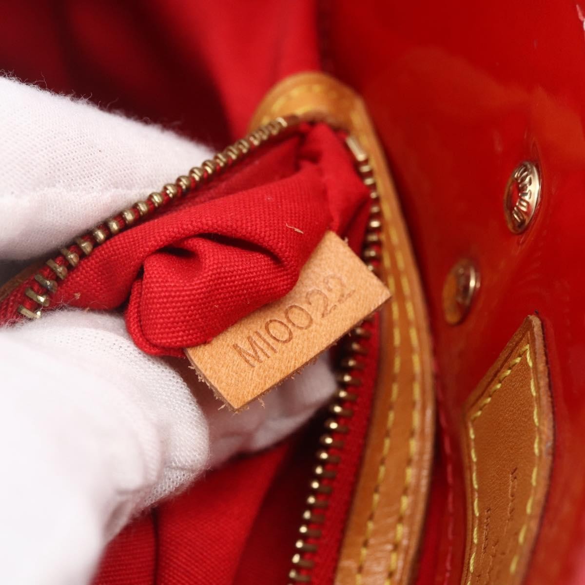 Louis Vuitton Reade Handbag Monogram Vernis Red Patent_Leather Handbag (Pre-Owned)