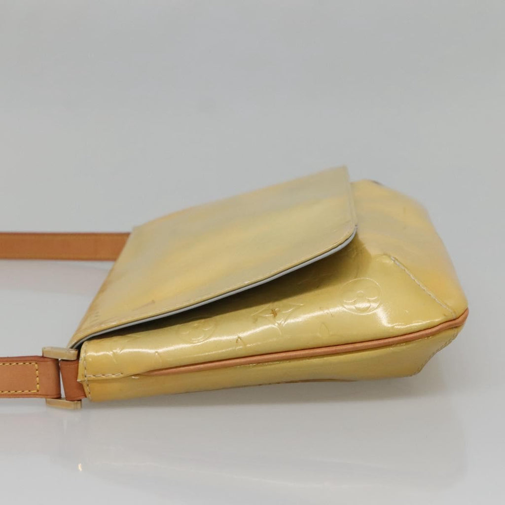Louis Vuitton Thompson Street Handbag Monogram Vernis Beige Patent_Leather Shoulder Bag Bag (Pre-Owned)