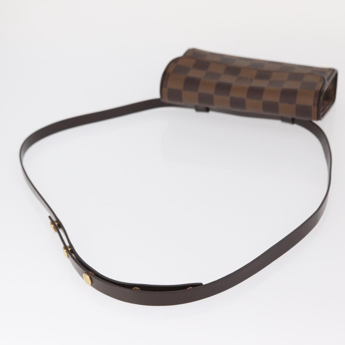 Louis Vuitton Florentine Waist Bag Monogram Canvas Brown Canvas Clutche & Pouche Bag (Pre-Owned)