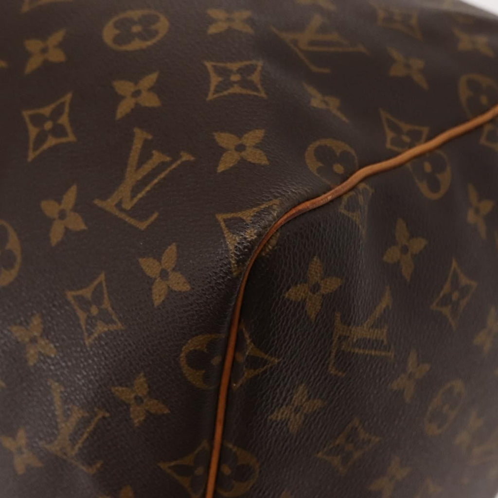 Louis Vuitton Keepall Bag Monogram Canvas Brown Canvas Travel Bag Bag (Pre-Owned)