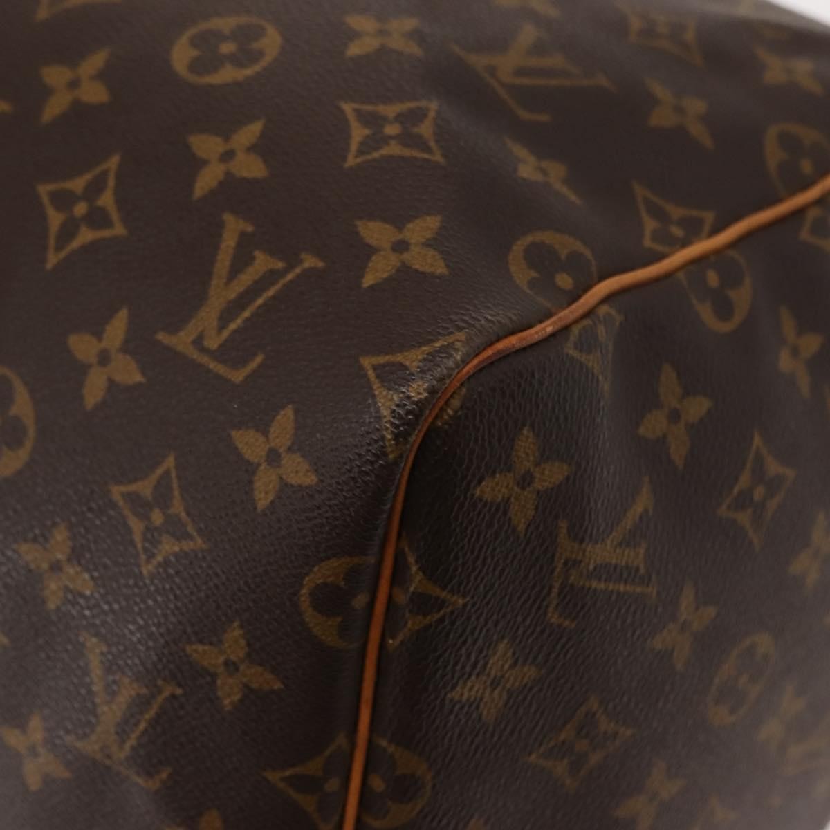 Louis Vuitton Keepall Bag Monogram Canvas Brown Canvas Travel Bag Bag (Pre-Owned)