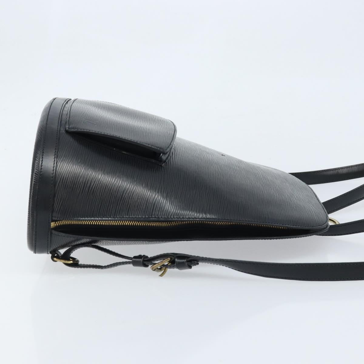 Louis Vuitton Gobelins Backpack Epi Leather Black Leather Backpack Bag (Pre-Owned)