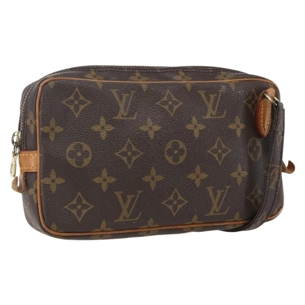 Louis Vuitton Pochette Marly Bandouliere Bag Monogram Canvas Brown Canvas Clutche & Pouche Bag (Pre-Owned)