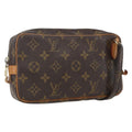 Louis Vuitton Pochette Marly Bandouliere Bag Monogram Canvas Brown Canvas Clutche & Pouche Bag (Pre-Owned)