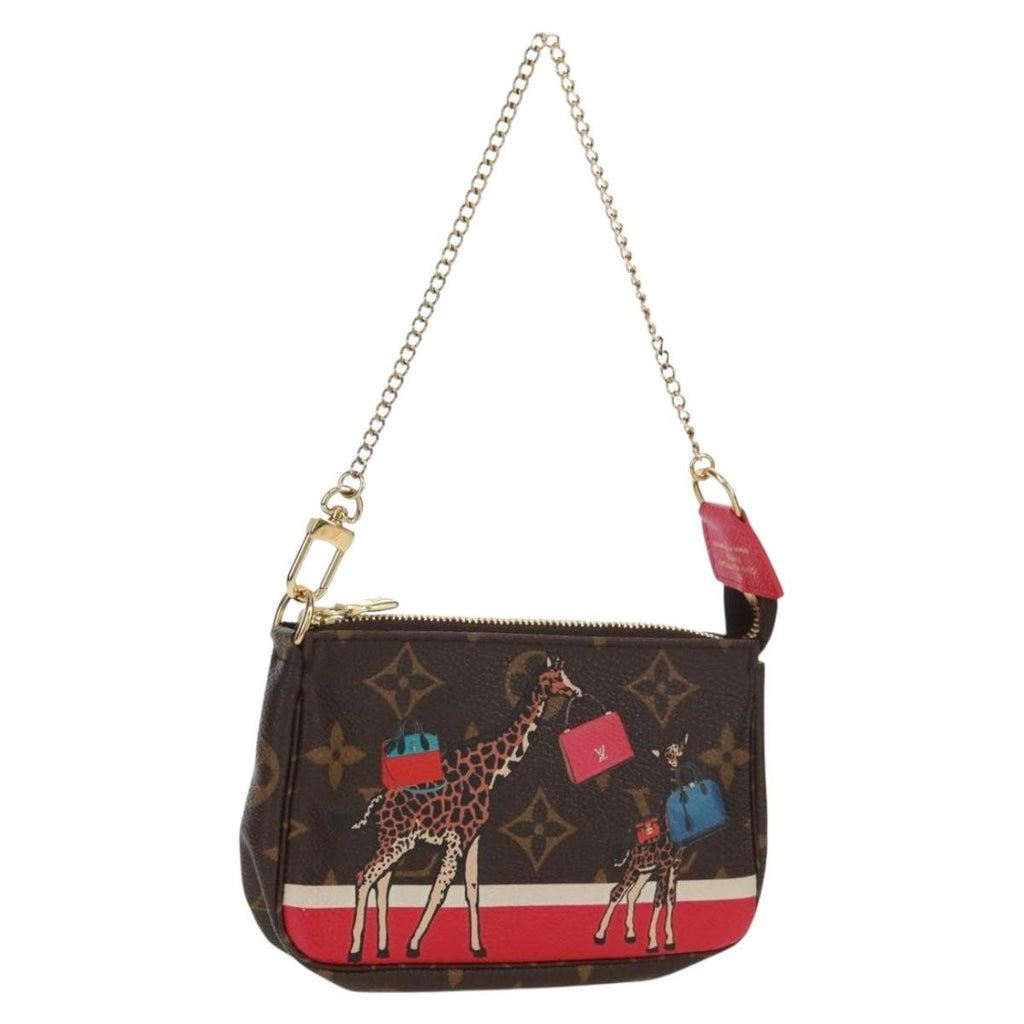 Louis Vuitton Pochette Accessoires Limited Edition Christmas Animation Monogram Canvas Multicolour Canvas Clutche & Pouche Bag (Pre-Owned)