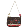 Louis Vuitton Pochette Accessoires Limited Edition Christmas Animation Monogram Canvas Multicolour Canvas Clutche & Pouche Bag (Pre-Owned)