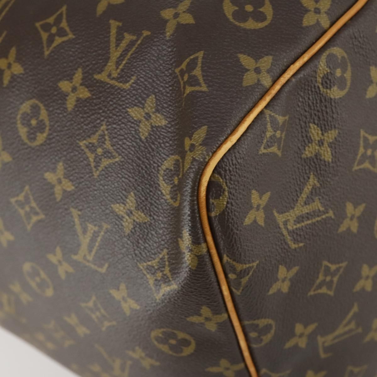 Louis Vuitton Keepall Bag Monogram Canvas Brown Canvas Travel Bag Bag (Pre-Owned)