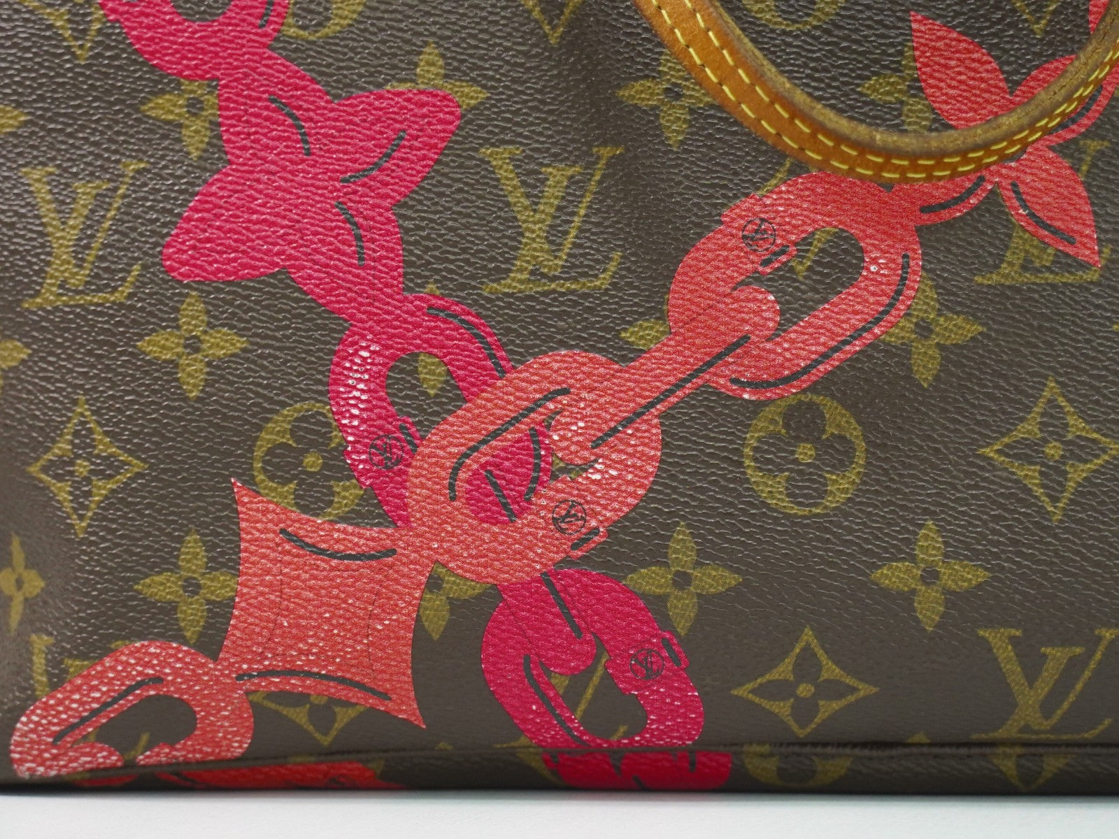 Louis Vuitton Neverfull Nm Tote Limited Edition Bay Monogram Canvas Brown Canvas Tote Bag Bag (Pre-Owned)