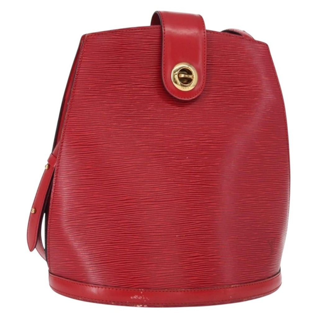 Louis Vuitton Cluny Shoulder Bag Epi Leather Red Leather Shoulder Bag Bag (Pre-Owned)