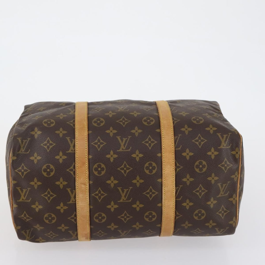 Louis Vuitton Sac Souple Handbag Monogram Canvas Brown Canvas Travel Bag Bag (Pre-Owned)