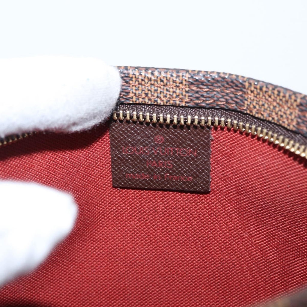 Louis Vuitton Trousse Make Up Bag Damier Canvas Brown Canvas Clutche & Pouche Bag (Pre-Owned)