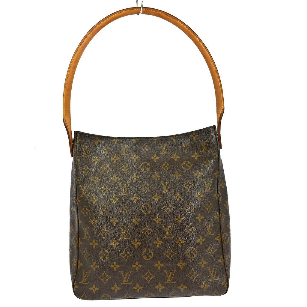 Louis Vuitton Monogram Looping Handbag Monogram Canvas Brown Canvas Shoulder Bag Bag (Pre-Owned)