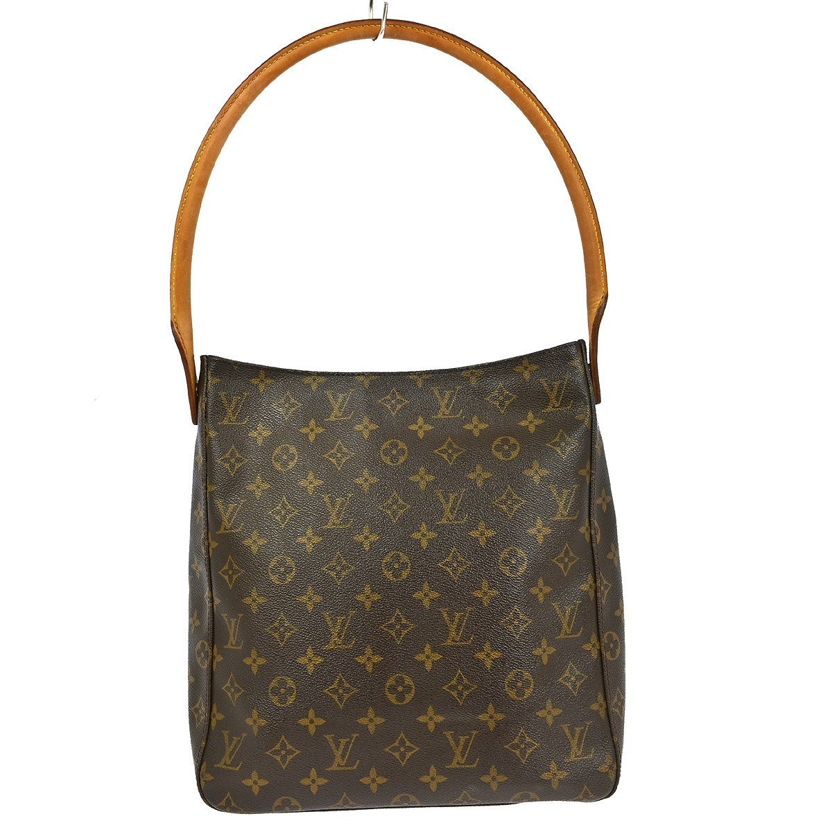 Louis Vuitton Monogram Looping Handbag Monogram Canvas Brown Canvas Shoulder Bag Bag (Pre-Owned)