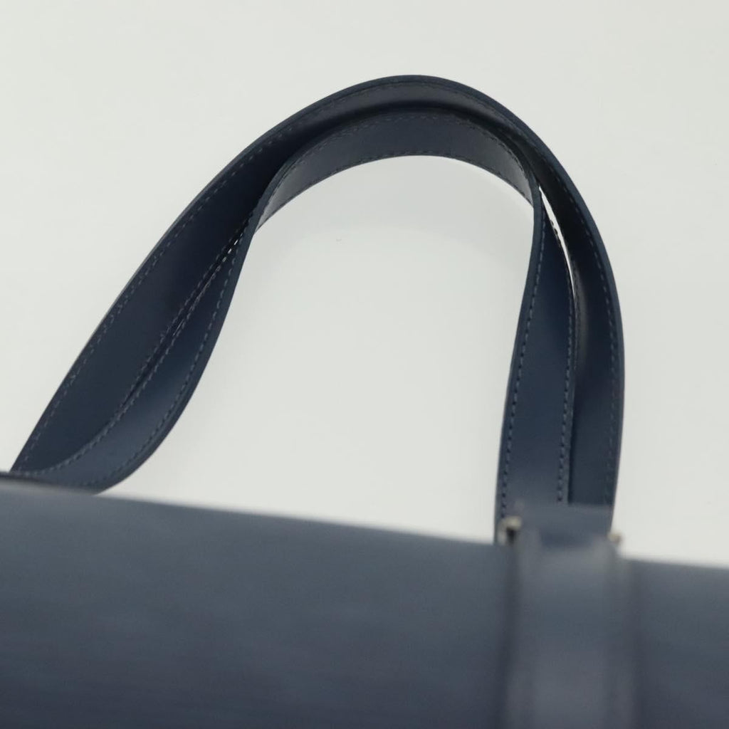 Louis Vuitton Soufflot Handbag Epi Leather Blue Leather Shoulder Bag Bag (Pre-Owned)