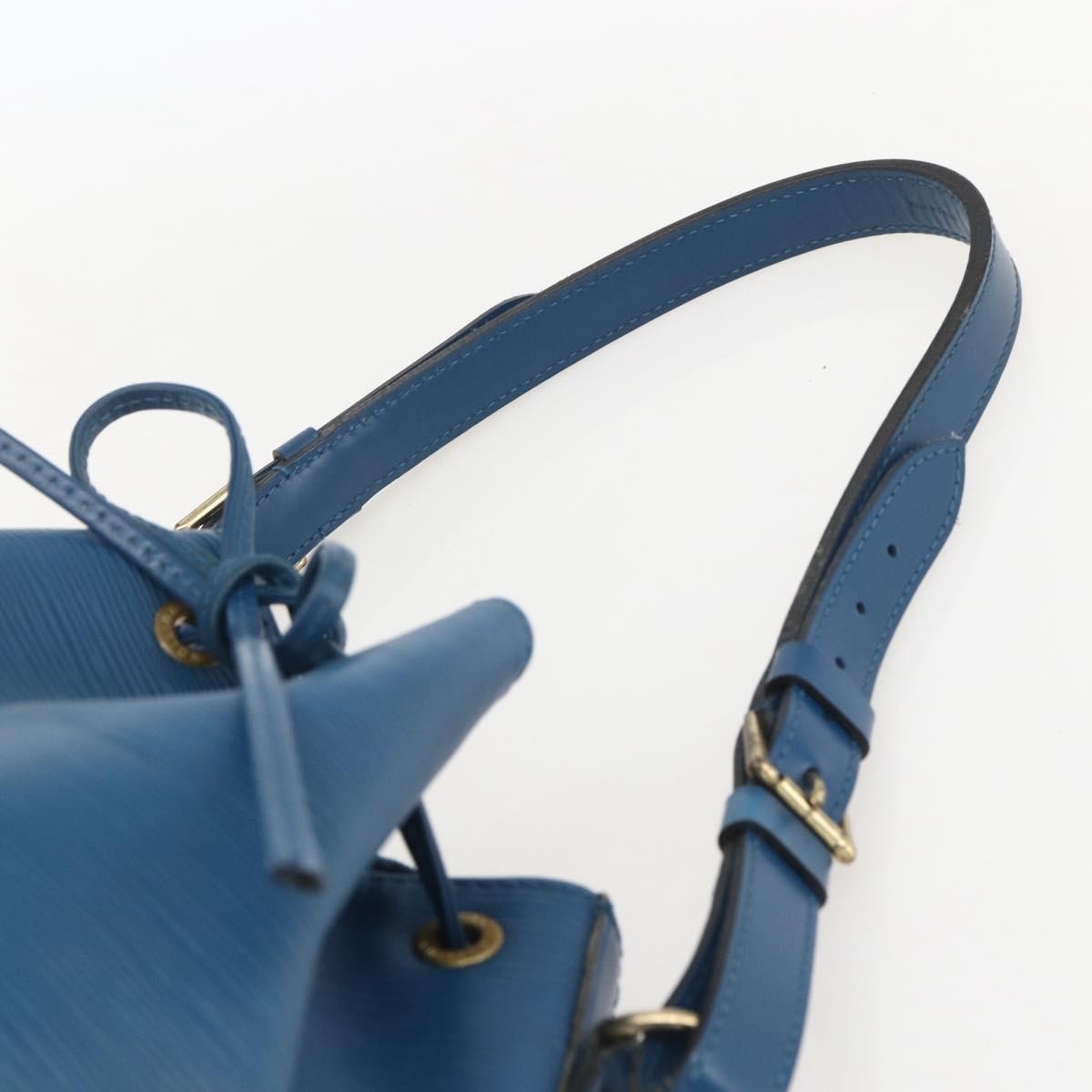 Louis Vuitton Noe Handbag Epi Leather Blue Leather Shoulder Bag Bag (Pre-Owned)